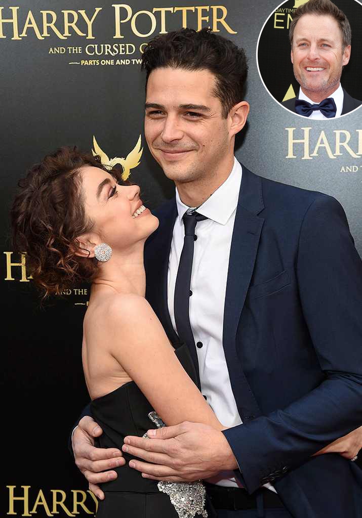 Sarah Hyland and Wells Adams' Biggest Fan May Be Chris Harrison - E